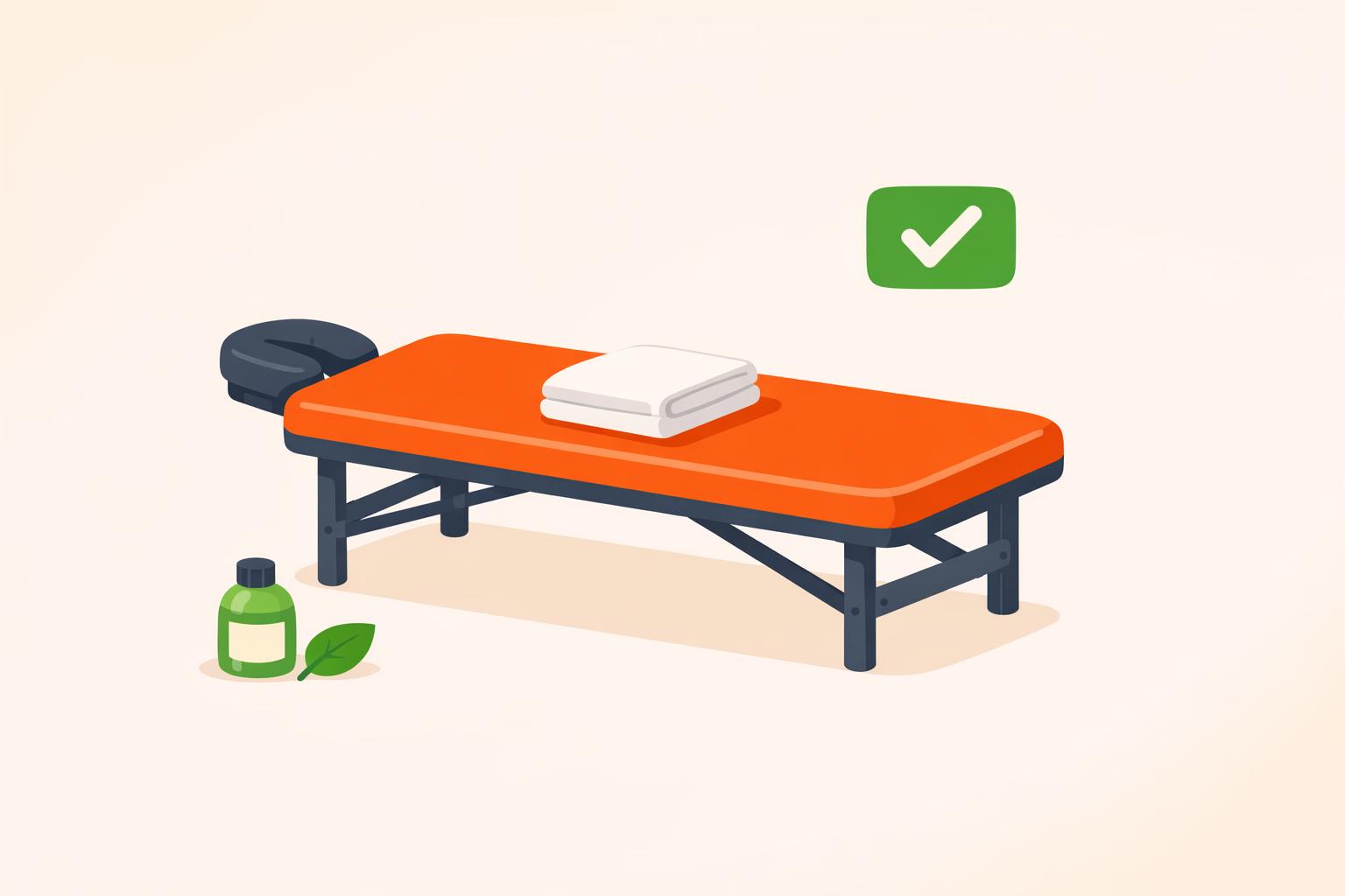 A NZ massage therapist with the Mahi Time mobile app