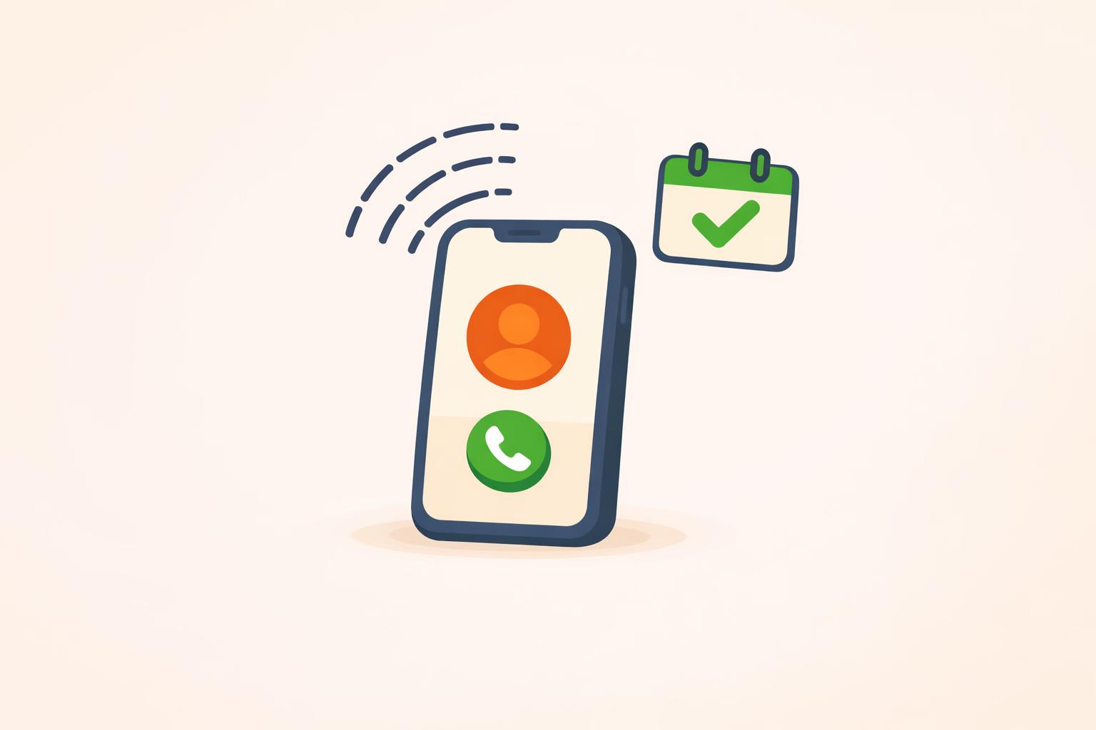 Mahi Time's Outbound Call Agent confirming a booking by phone